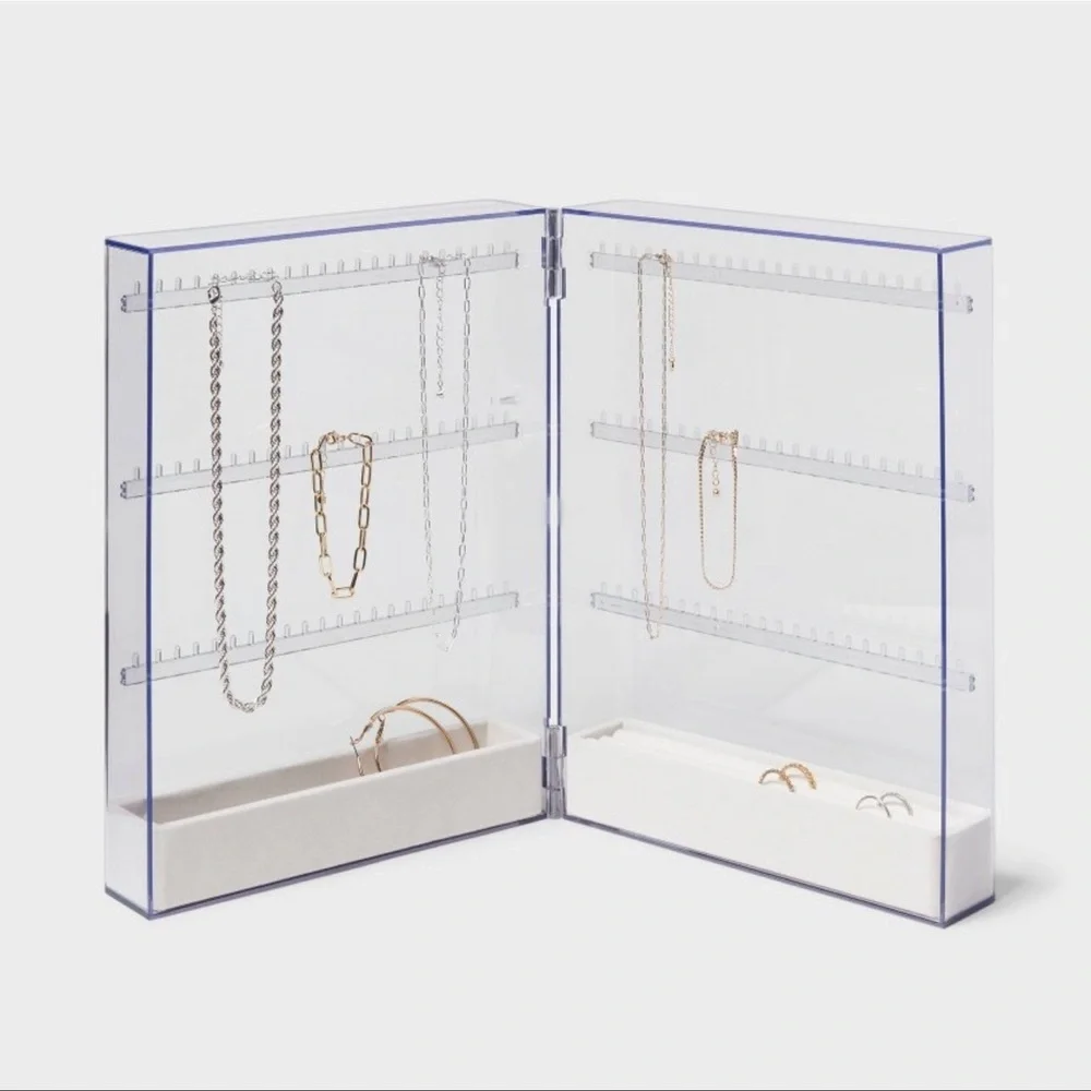 New Brightroom Folding Accessory Organizer Storage Necklace & Earring Jewelry